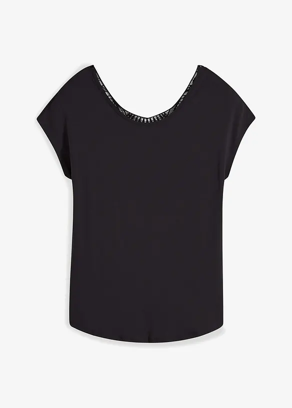 Shirt met gehaakte inzet, bonprix