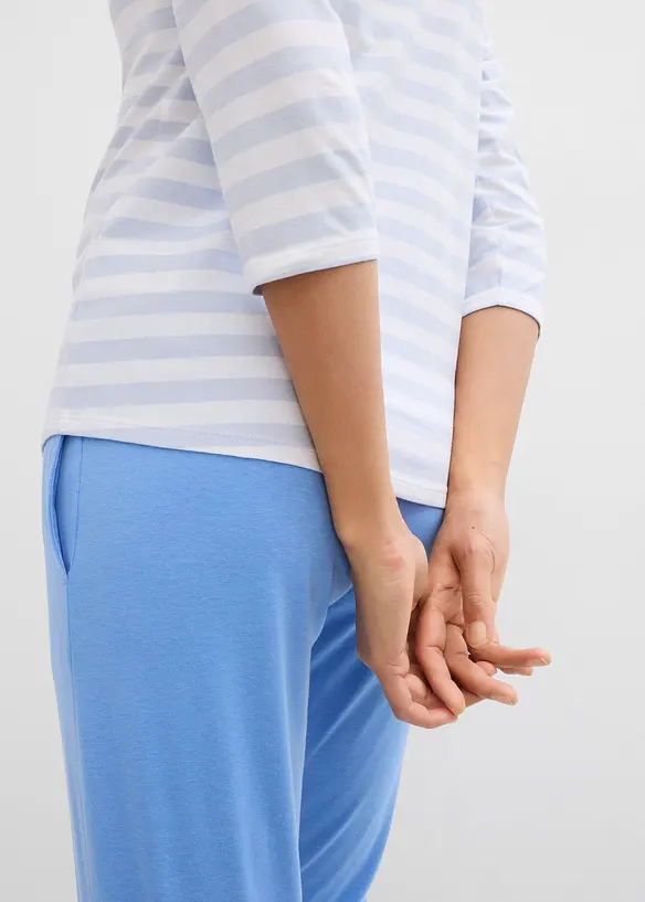 Shirt met 3/4 mouwen en boothals, bonprix