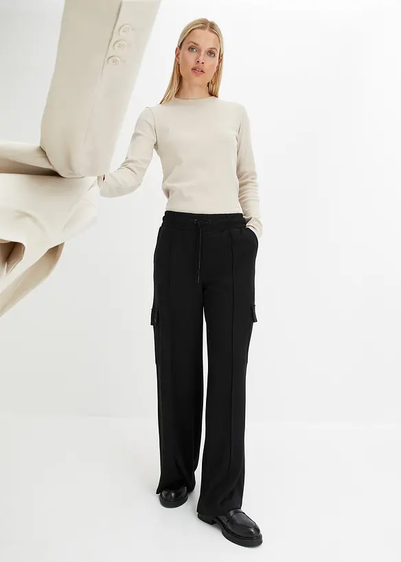 Cargo broek van jersey, bonprix