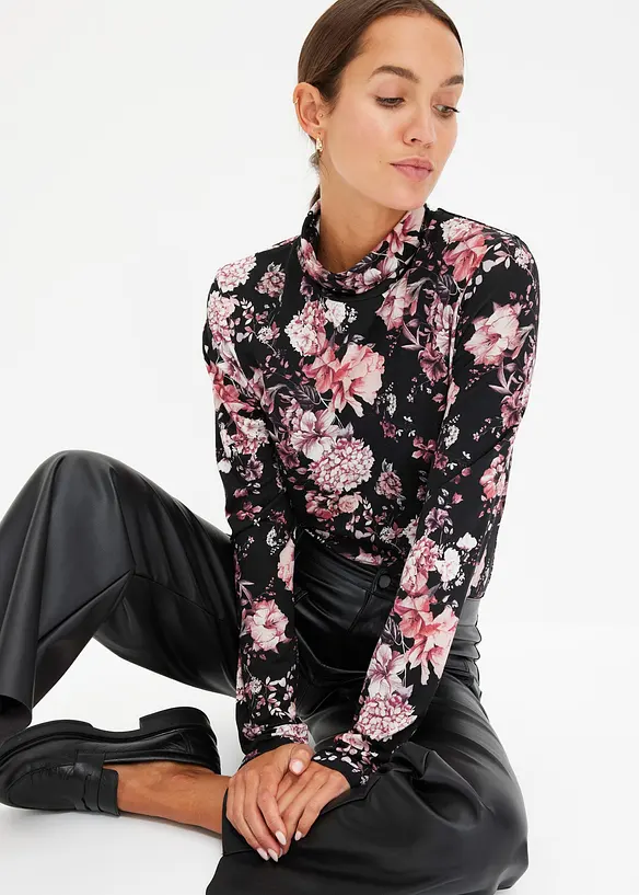 Longsleeve in een zachte viscosemix, bonprix