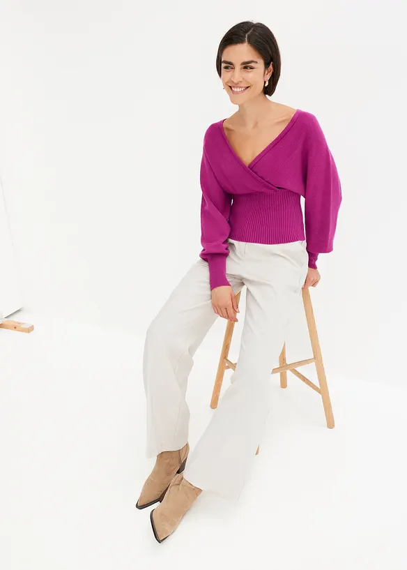 Trui van soepele viscose mix, bonprix