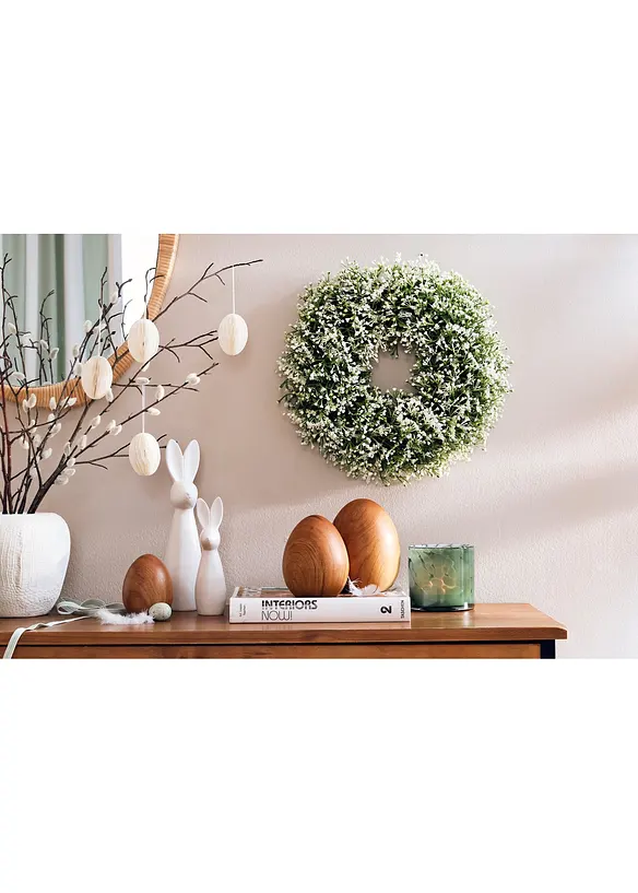 Deurkrans met gipskruid, bonprix