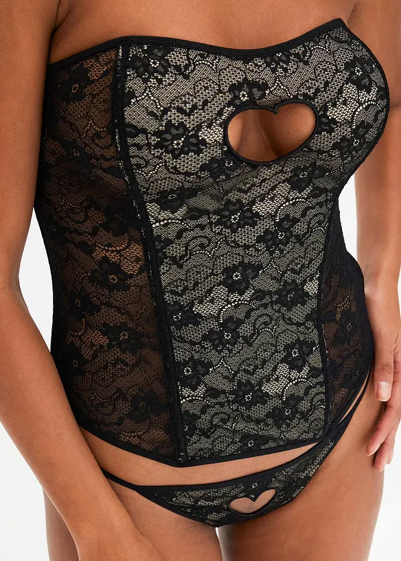 Bustier en string (2-dlg. set), bonprix
