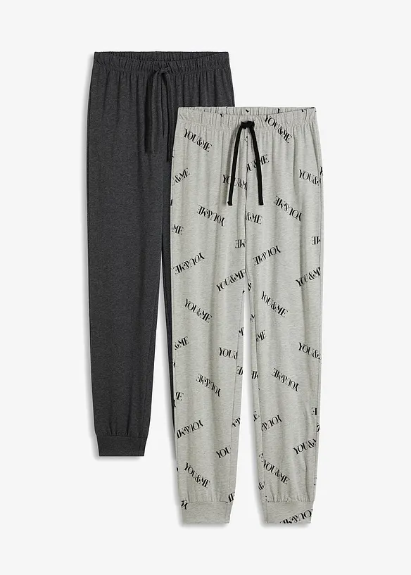 Pyjamabroek (set van 2), bonprix