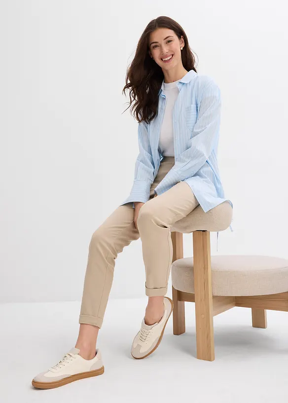Chino van viscose-mix, bonprix