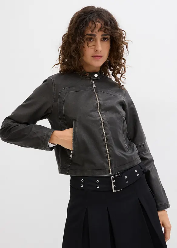 Bikerjack in used look, bonprix
