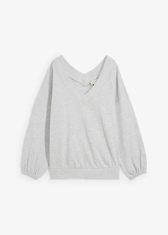 Oversized sweater van een zachte katoen-mix, bonprix