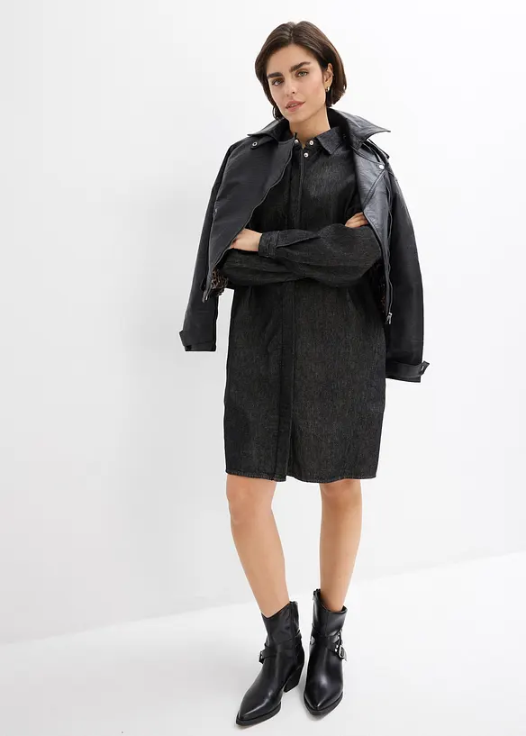 Oversized spijkerjurk, bonprix