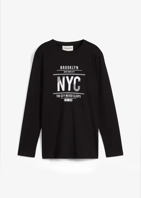 Longsleeve van biologisch katoen, bonprix