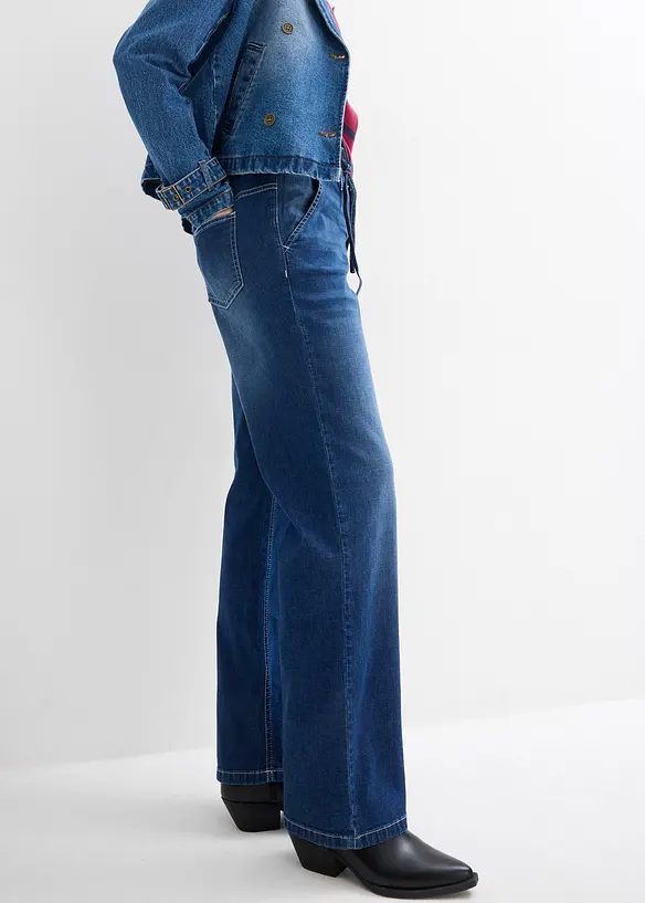 Straight jeans, high waist, bonprix