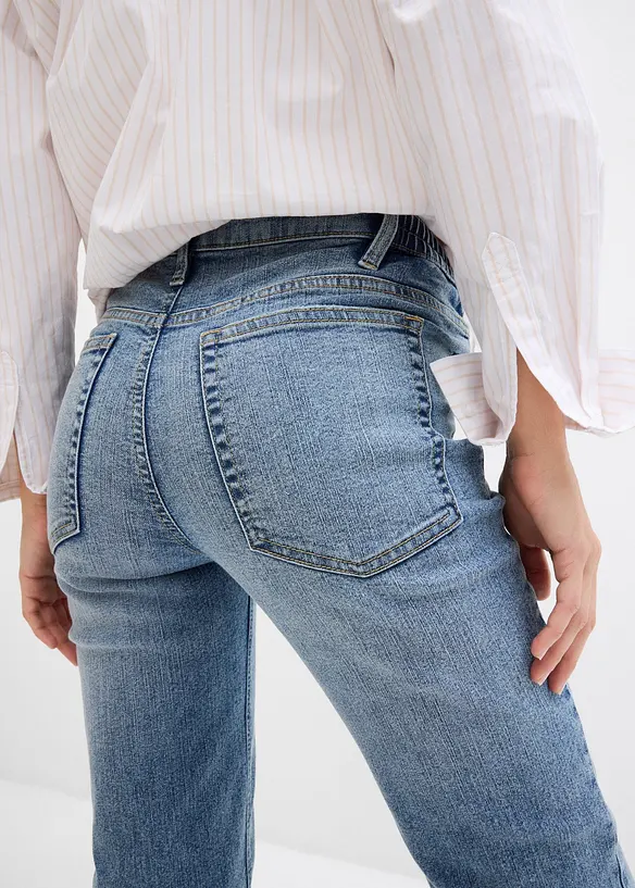 2-in-1 zwangerschapsjeans van katoen, straight, bonprix