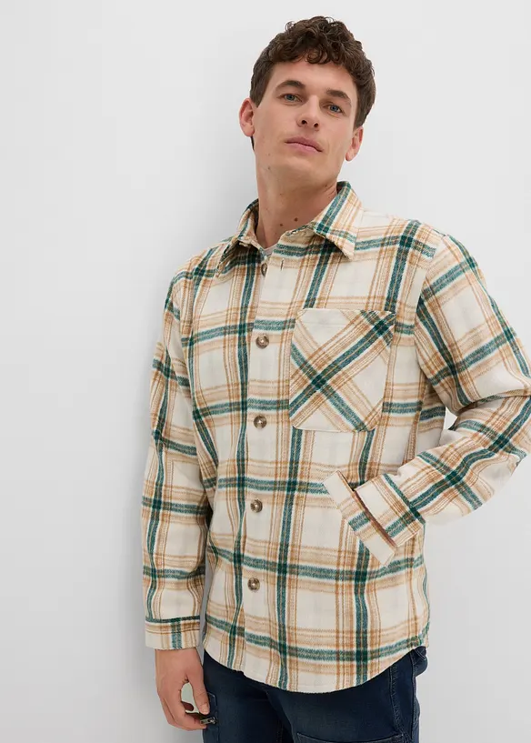 Geruit overshirt, bonprix