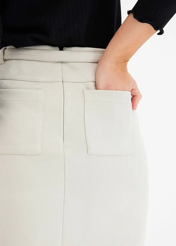 Imitatieleren rok, bonprix
