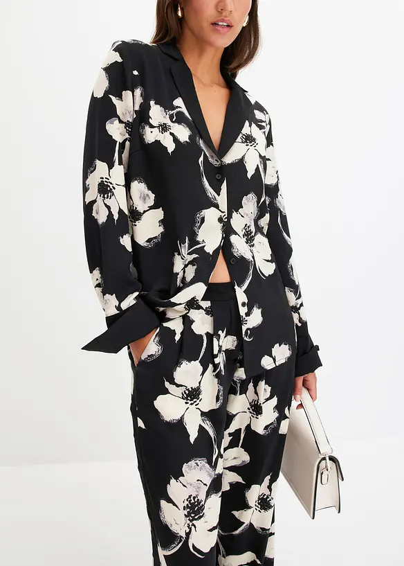 Gedessineerde blouse, bonprix