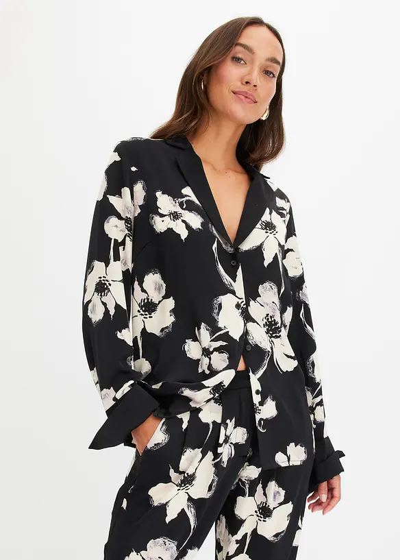 Gedessineerde blouse, bonprix