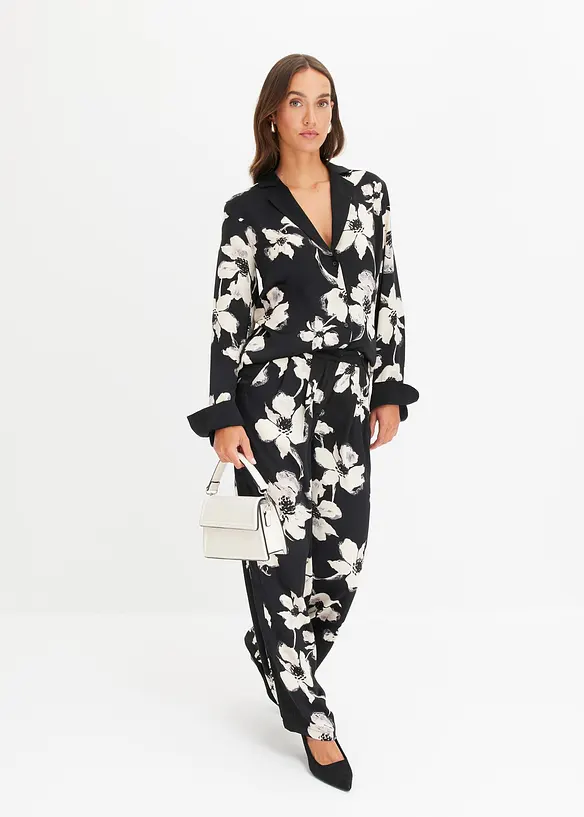 Gedessineerde blouse, bonprix