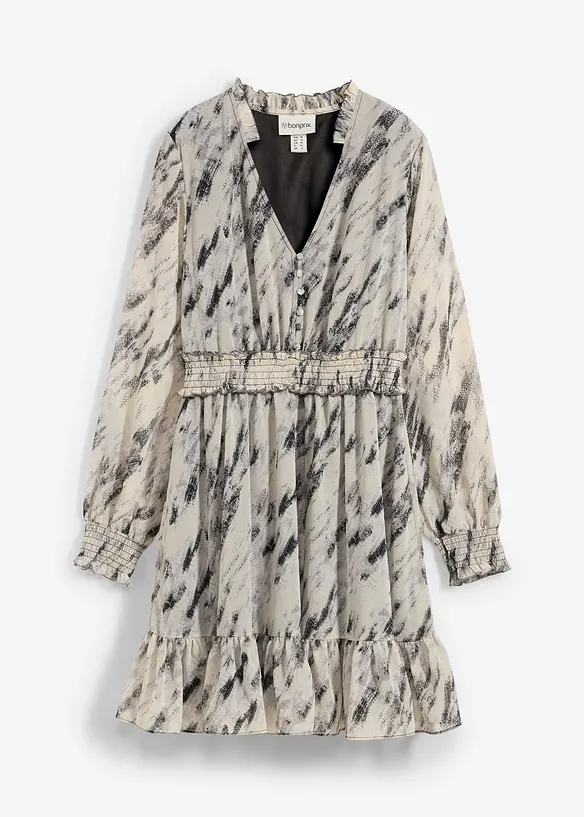 Jurk van chiffon, bonprix