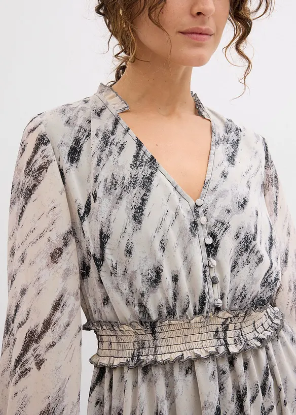Jurk van chiffon, bonprix
