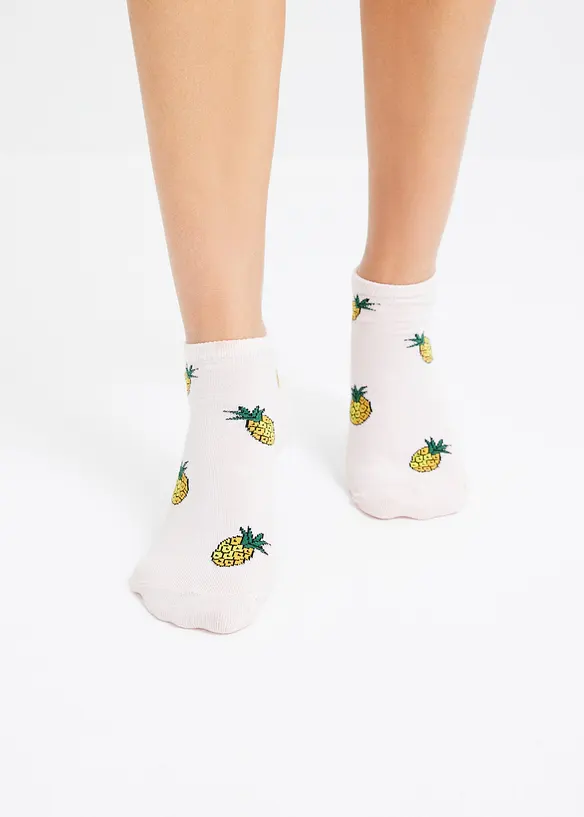Sneakersokken met biologisch katoen (6 paar), bonprix