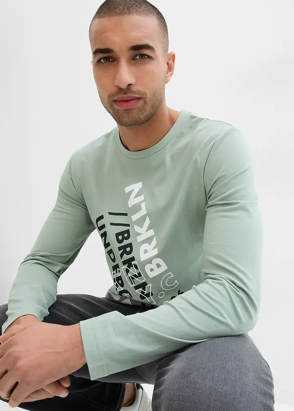 Longsleeve van puur biologisch katoen, bonprix