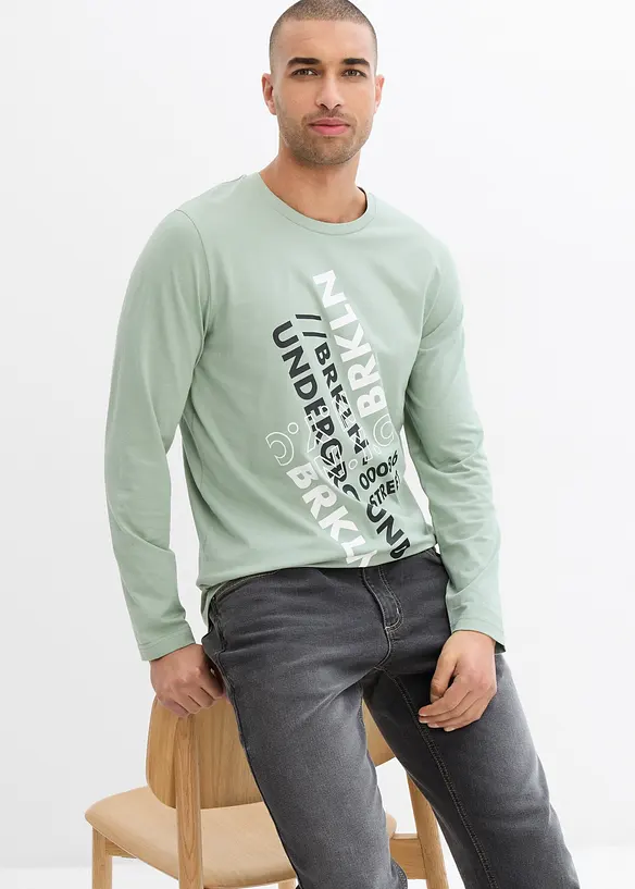 Longsleeve van puur biologisch katoen, bonprix