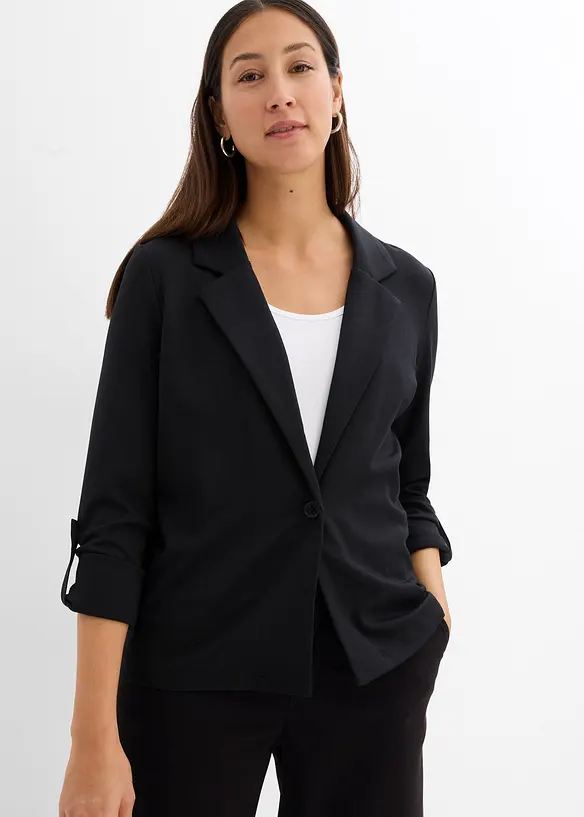 Sweatblazer van viscose-mix, bonprix