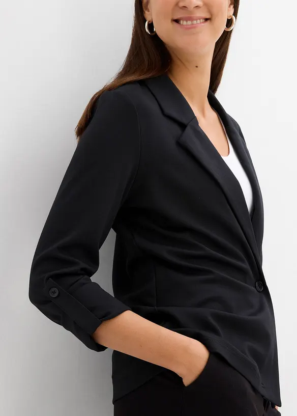 Sweatblazer van viscose-mix, bonprix