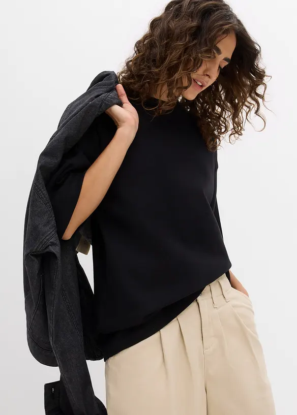 Oversized shirt van puur, zwaar biologisch katoen, bonprix