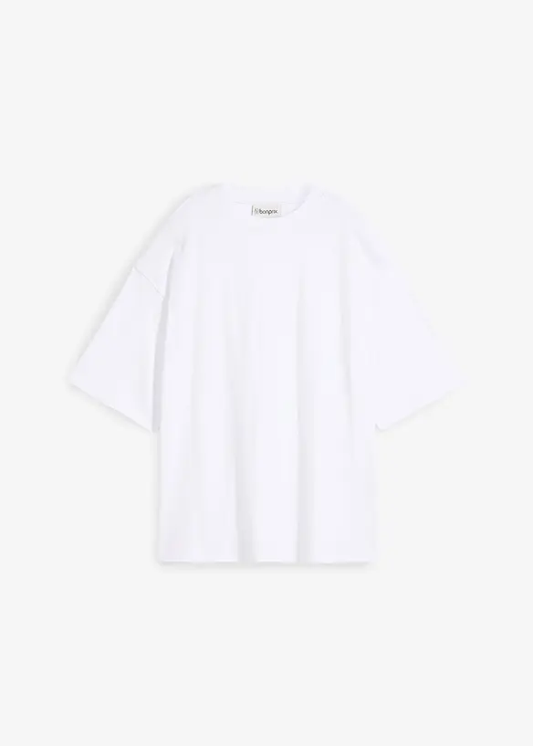 Oversized shirt van puur, zwaar biologisch katoen, bonprix
