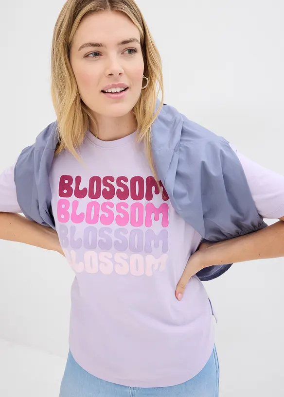 Oversized boxy shirt van biologisch katoen, bonprix