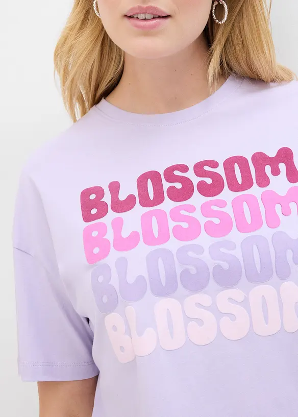 Oversized boxy shirt van biologisch katoen, bonprix
