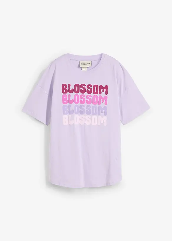Oversized boxy shirt van biologisch katoen, bonprix