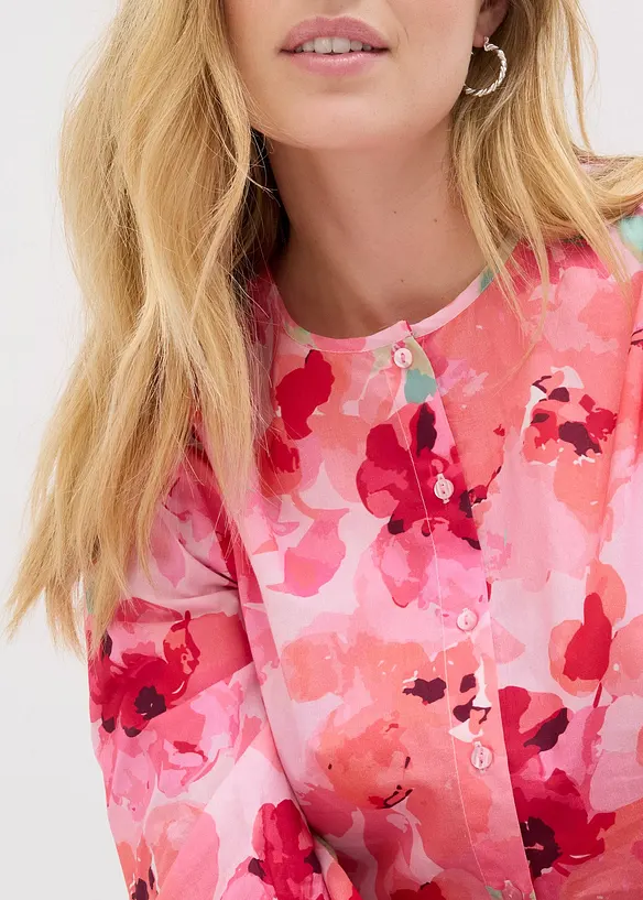Wijde blouse van puur katoen, bonprix