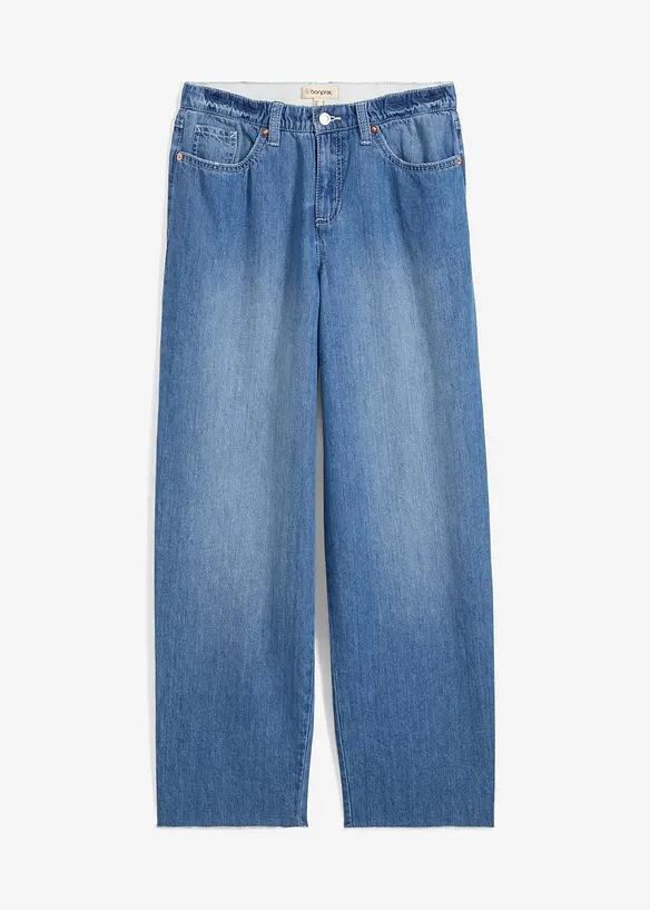 Baggy jeans, mid waist, soft, bonprix
