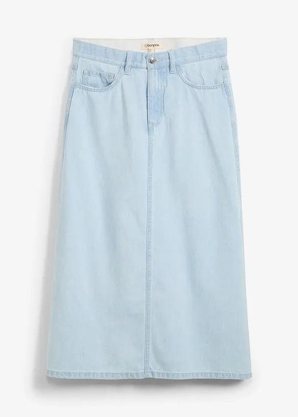 Midi spijkerrok, mid waist, bonprix