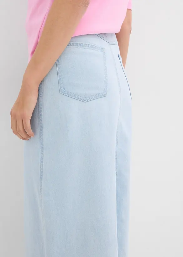 Midi spijkerrok, mid waist, bonprix