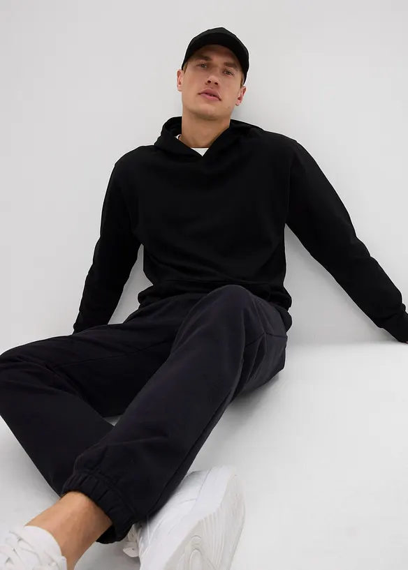 Sweater met capuchon, loose fit, bonprix