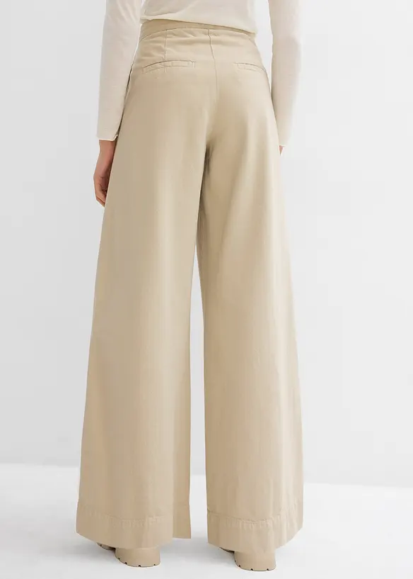 Twill broek van katoen, bonprix