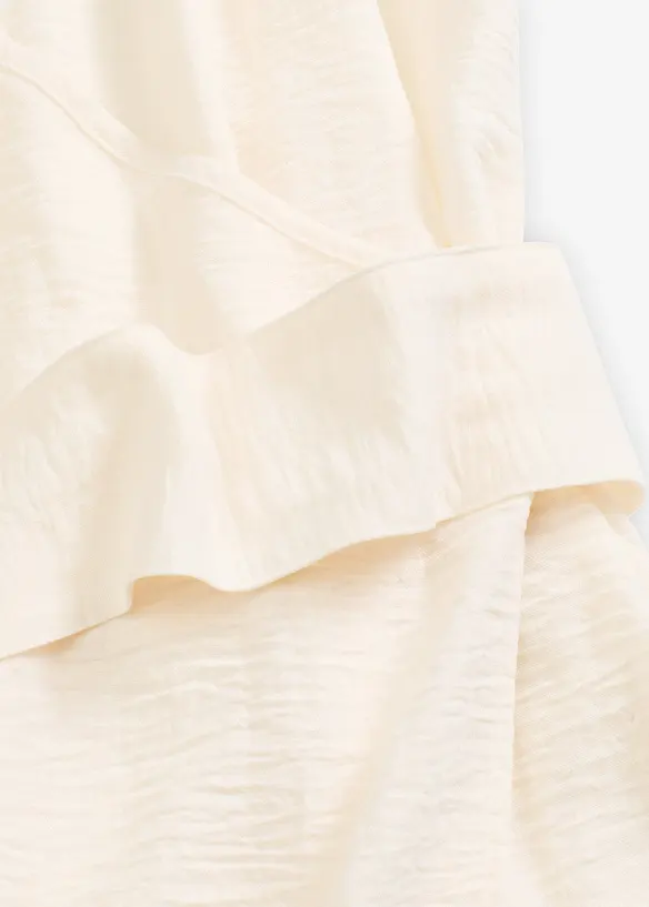 Mini jurk met riem in wikkellook, bonprix