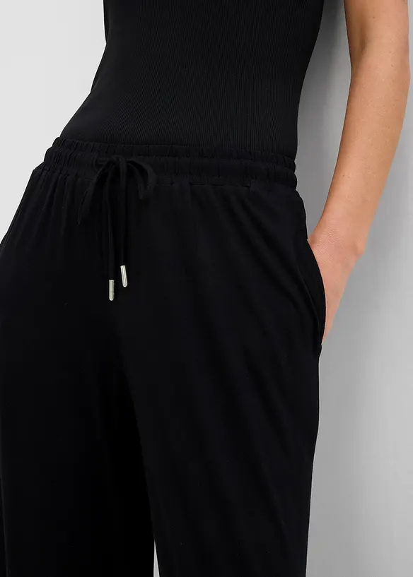 Jersey broek van soepele viscose, bonprix