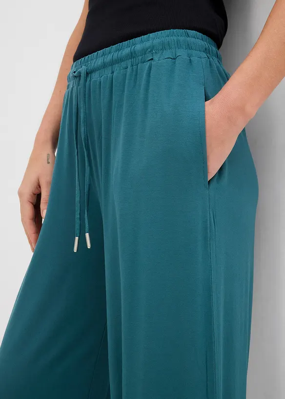 Jersey broek van soepele viscose, bonprix