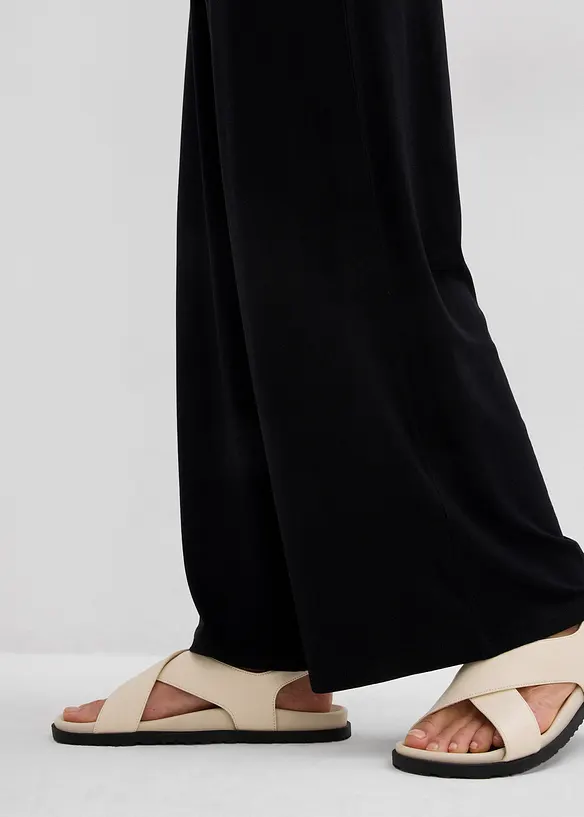 Jersey broek van soepele viscose, bonprix