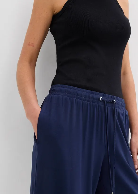 Jersey bermuda van soepele viscose, bonprix