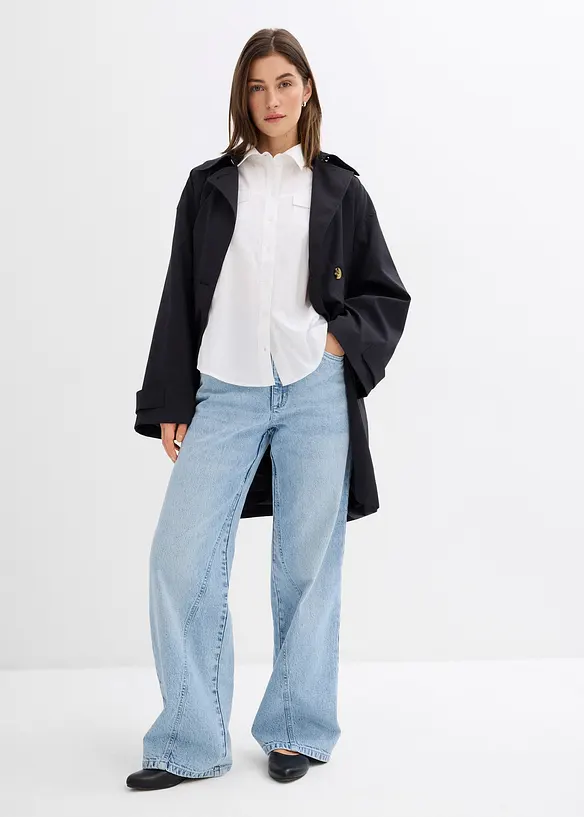 Overhemdblouse van biologisch katoen, bonprix