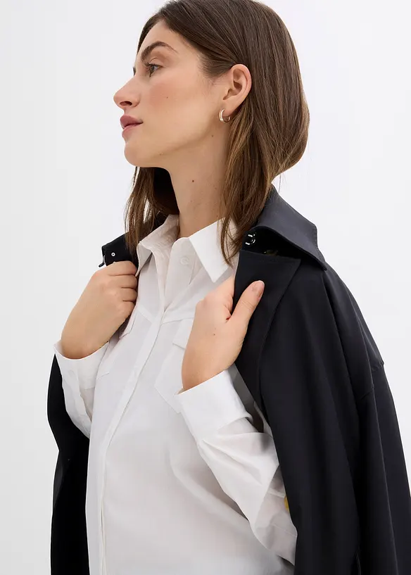 Overhemdblouse van biologisch katoen, bonprix