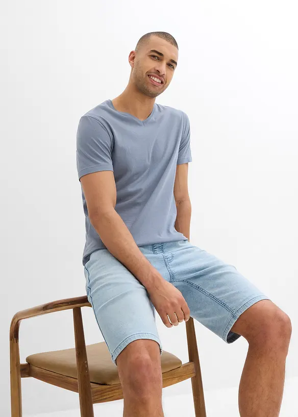 Instap jeans stretch bermuda regular fit, bonprix