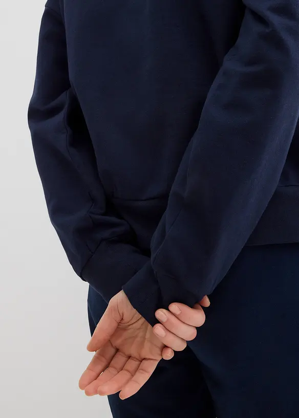 Oversized sweater met borduurwerk, bonprix