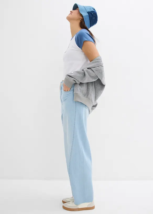 T-shirt met raglan mouwen, bonprix