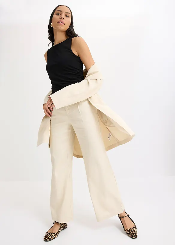 Jersey top met twist, bonprix