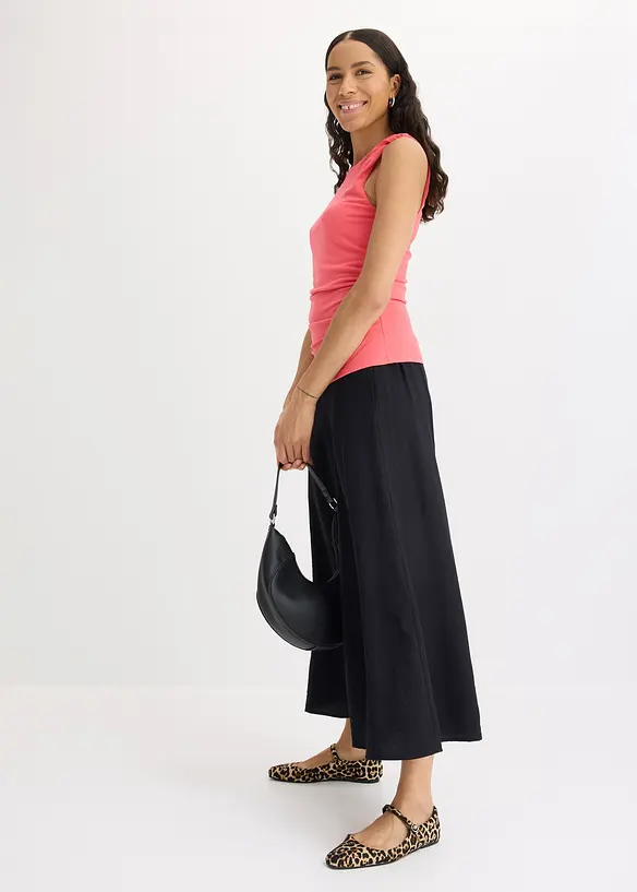 Jersey top met twist, bonprix